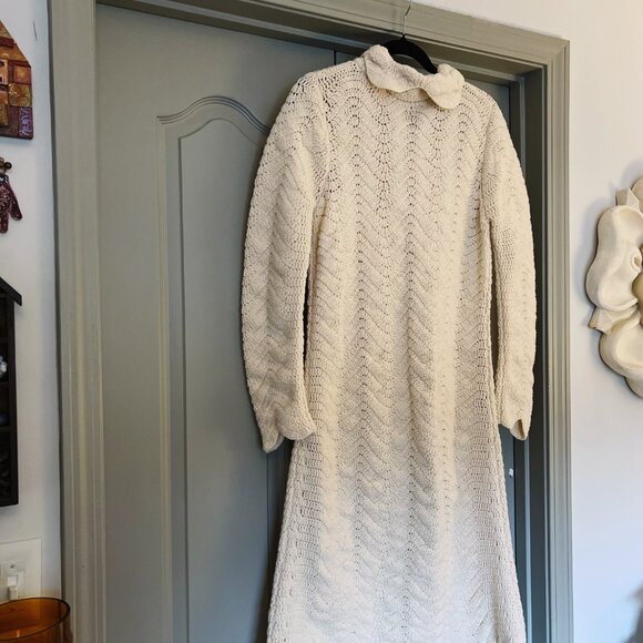 🤍 Tracy Reese for Anthropologie Crocheted Midi Coat Dress – Coastal Grandma 🤍 - Picture 5 of 7